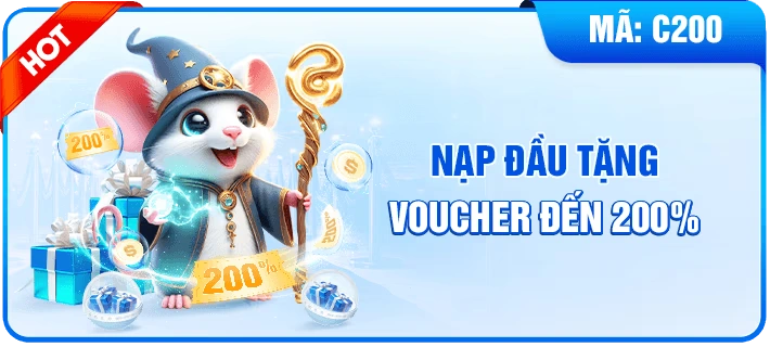 C168 nạp đầu tặng 200%